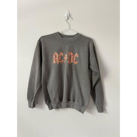 Girls ACDC Gray Sweatshirt size Large - Picture 2 of 7